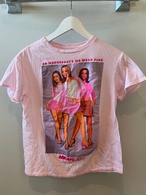 Target Mean Girls Pink Graphic Short Sleeve Tee